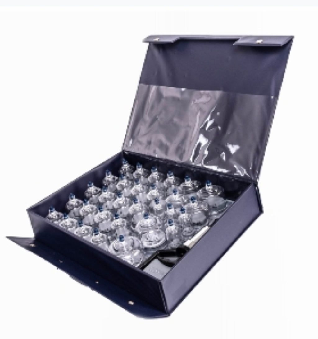 Malette XXL de 30 ventouses de cupping