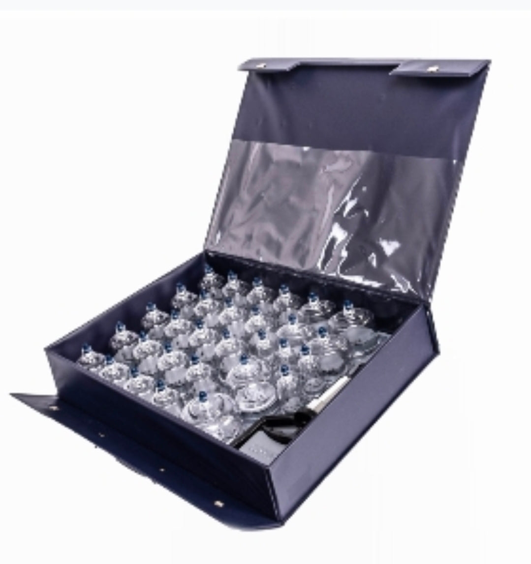 Malette XXL de 30 ventouses de cupping