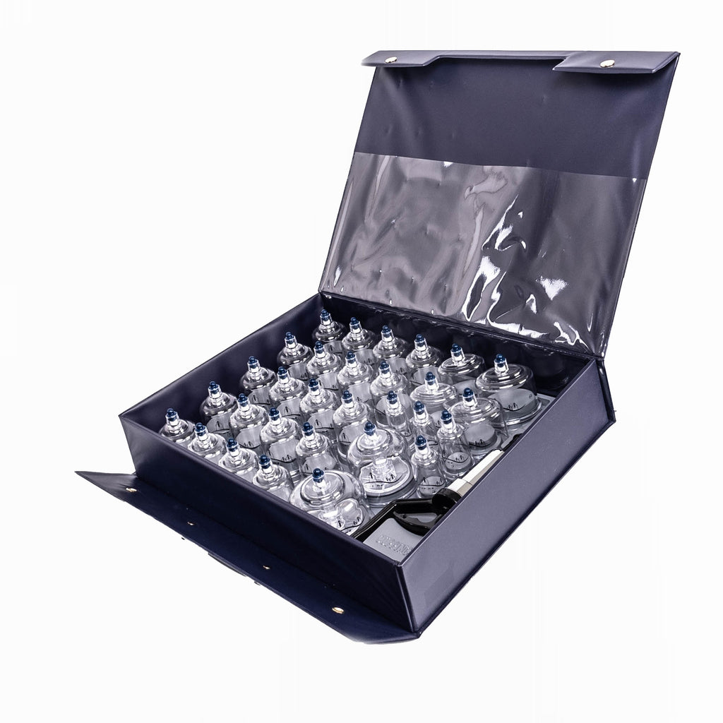 Malette XXL de 30 ventouses de cupping